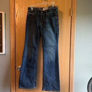 Ariat Women's Flare Jeans - Dark Blue